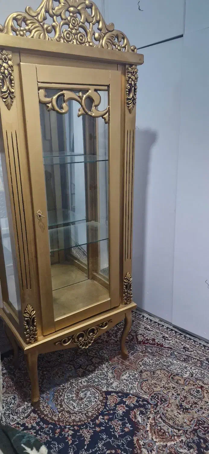 بوفه طلایی و بخاری|بوفه، ویترین، کنسول|شاندیز, |دیوار