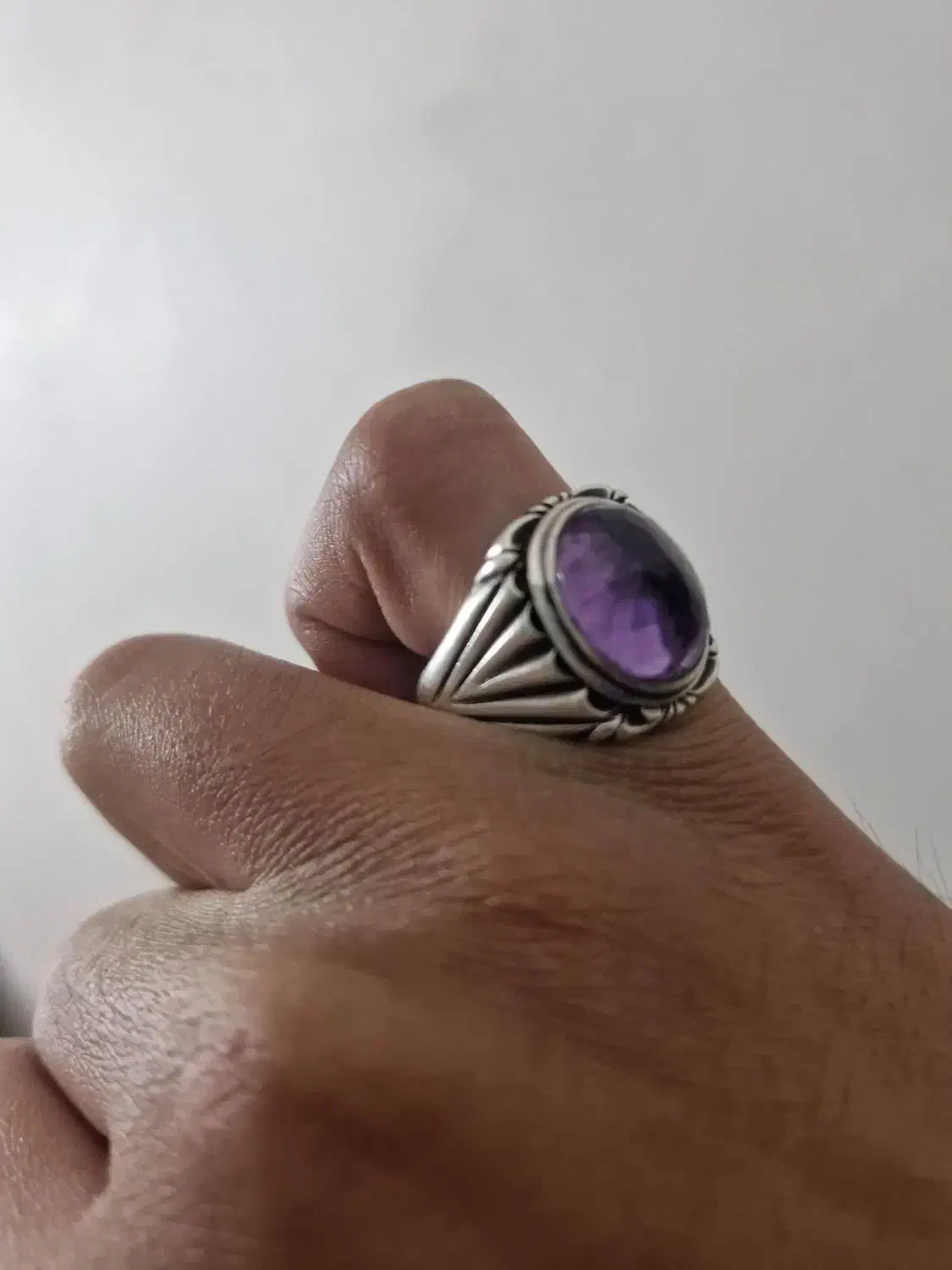 انگشتر نقره اماتیس|جواهرات|فلاورجان, |دیوار