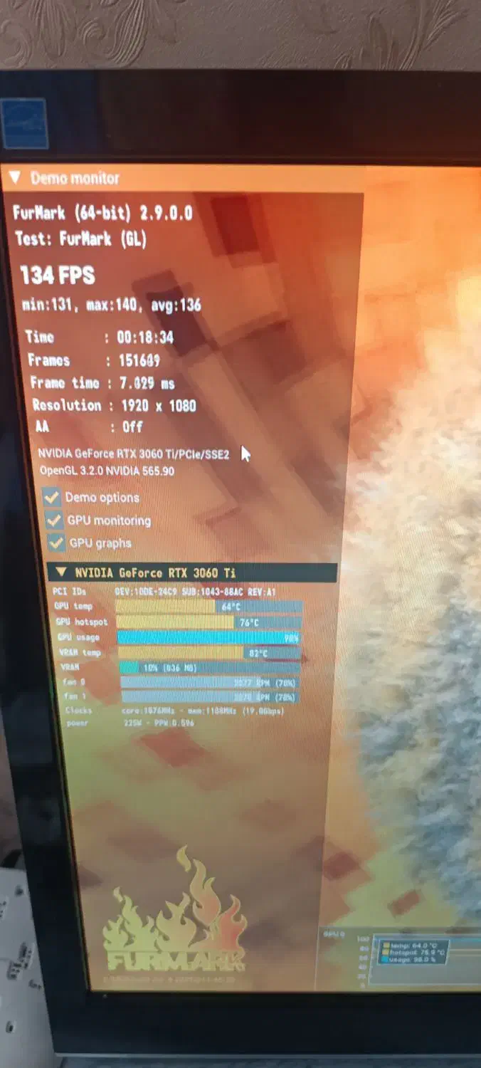 کارت گرافیک 3060ti Asus oc 8g edition ddr6|قطعات و لوازم جانبی رایانه|همدان, |دیوار