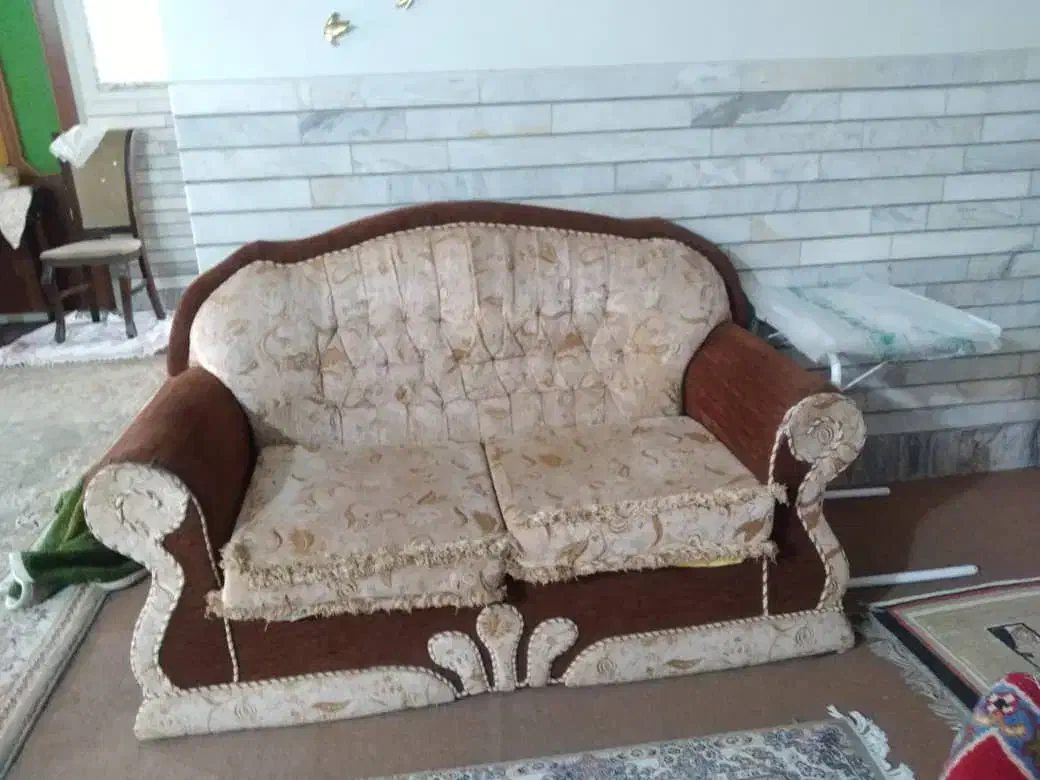 مبلمان ۷ نفره|مبلمان خانگی و میز عسلی|گلپایگان, |دیوار