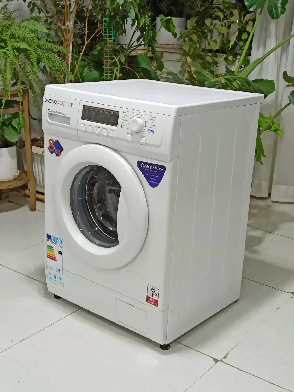 لباسشویی دوو 8کیلویی گیربکسی اصل کره درحد جهیزیه|ماشین لباسشویی و خشککن لباس|مشهد, هفت تیر (نه دره)|دیوار