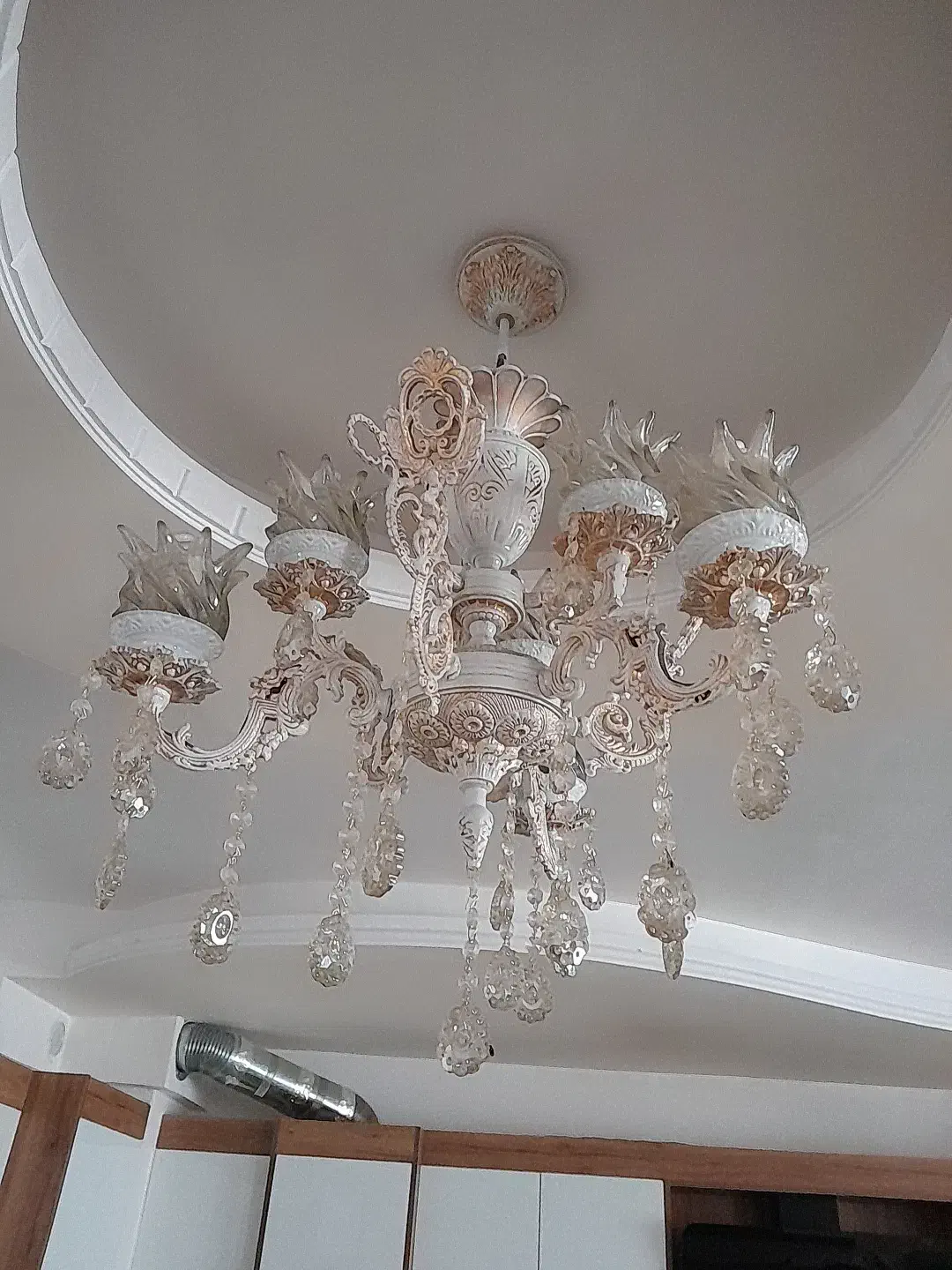 ۳ عدد لوستر ۶ شعله|لوستر و چراغ آویز|شیروان (خراسان), |دیوار