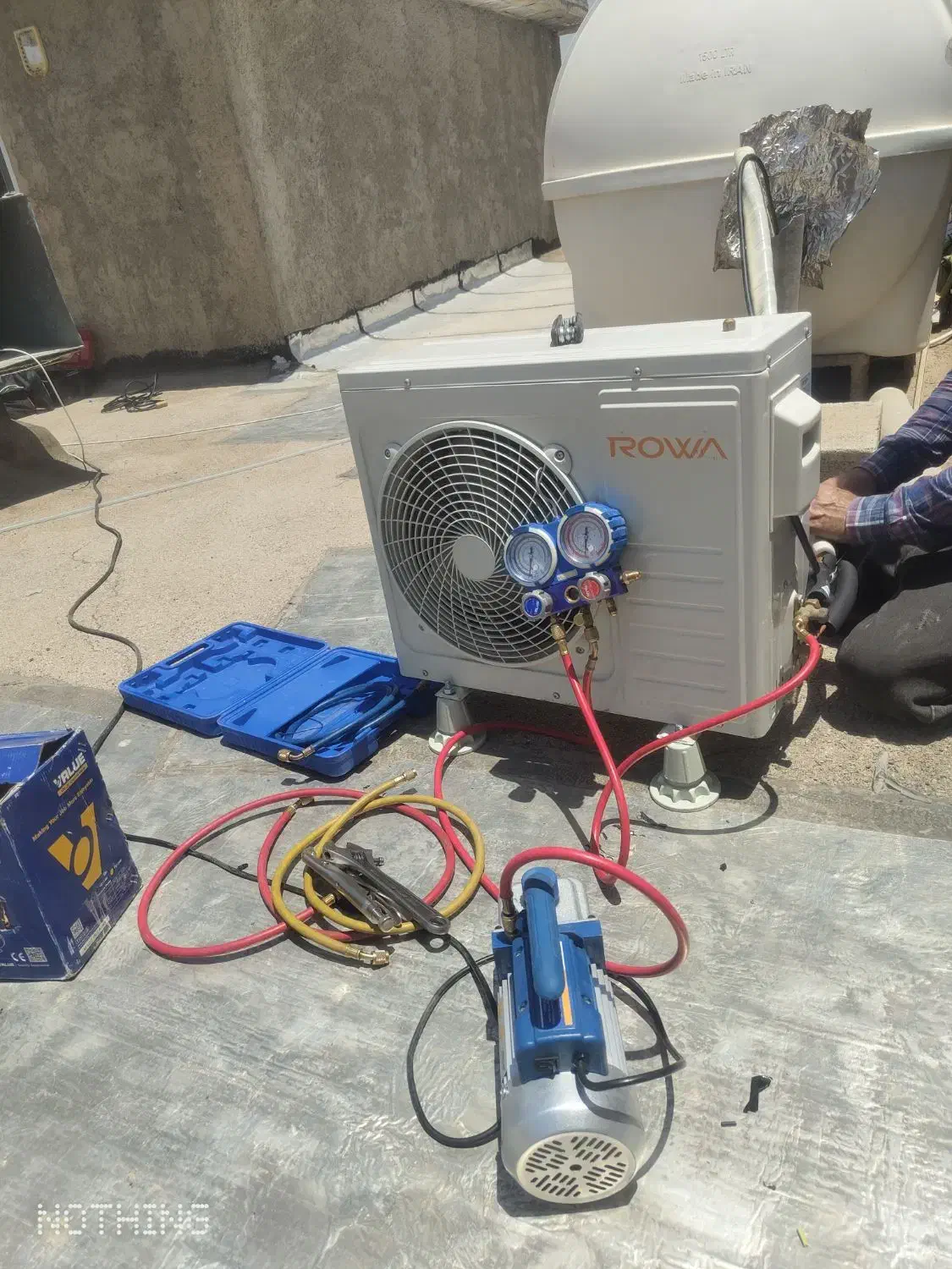 خدمات اسپیلت کولر گازی نصب سرویس سالانه شارژ گاز|خدمات پیشه و مهارت|شیراز, سرو|دیوار