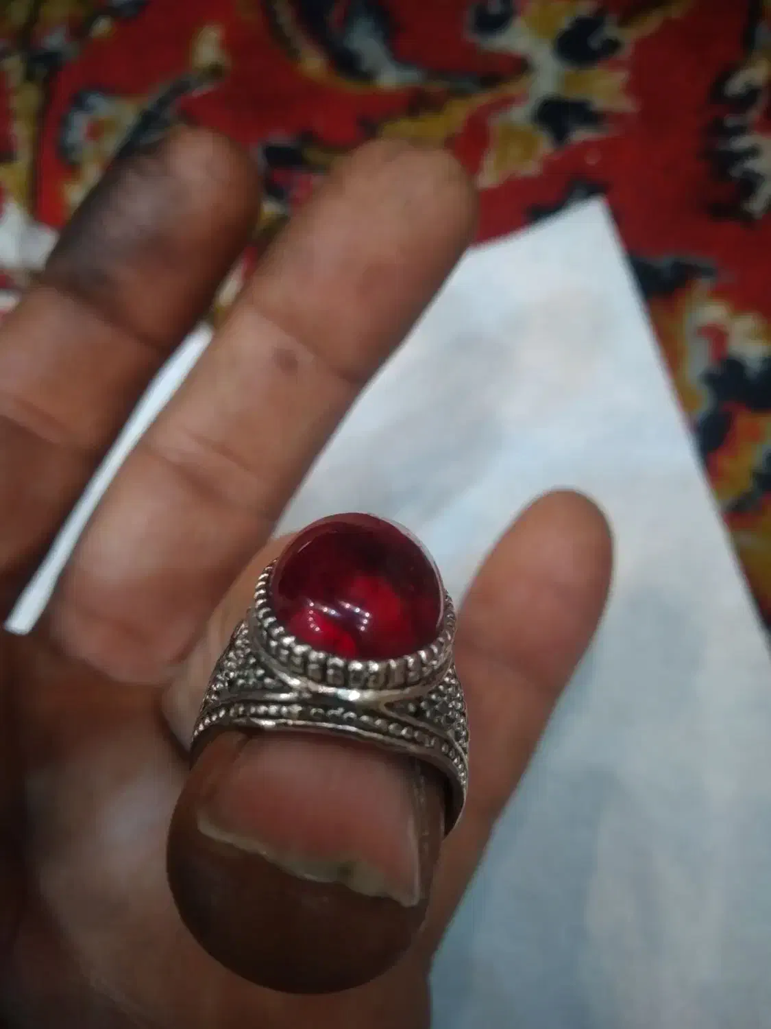 فروش دو عدد انگشتر یاقوت سرخ|جواهرات|شیراز, شیخ علی چوپان|دیوار
