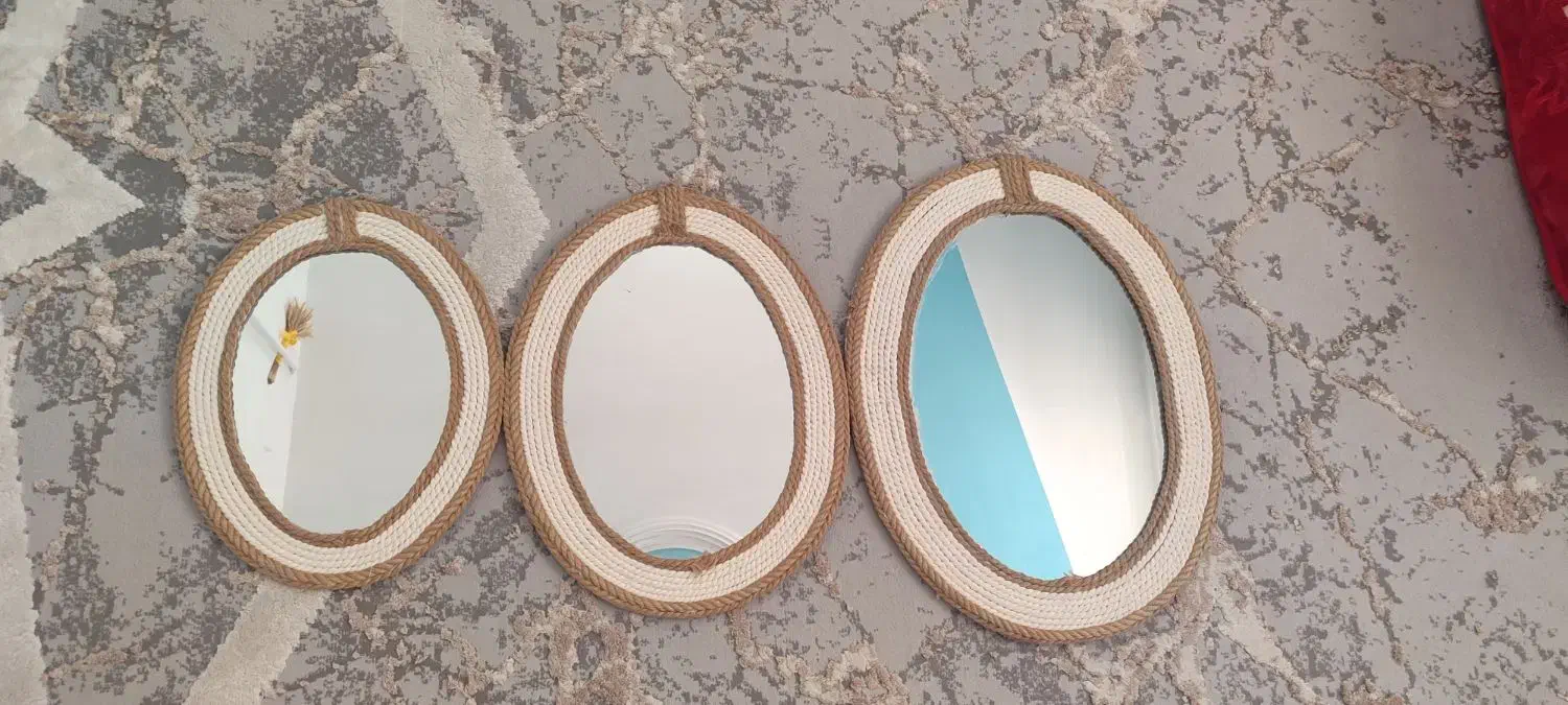 آیینه کناف سه تیکه|آینه|کرمانشاه, |دیوار