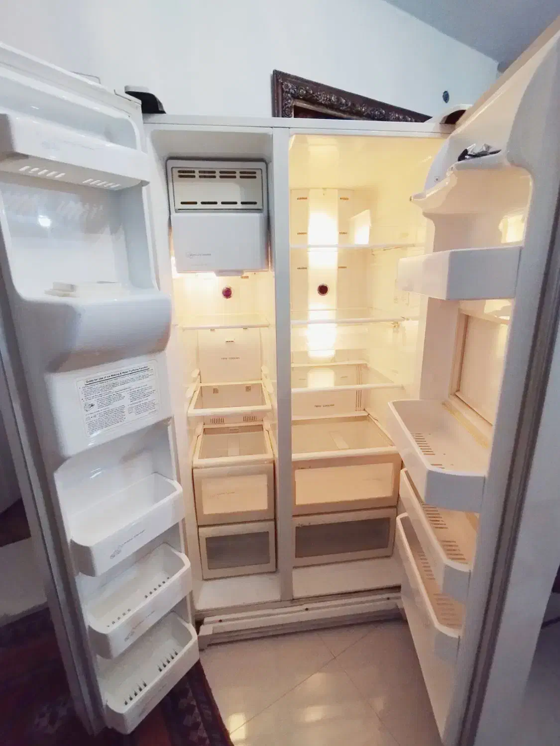 فروش فوری یخچال ساید بای ساید کاملاً سالم|یخچال و فریزر|تهران, خواجه نصیر طوسی|دیوار