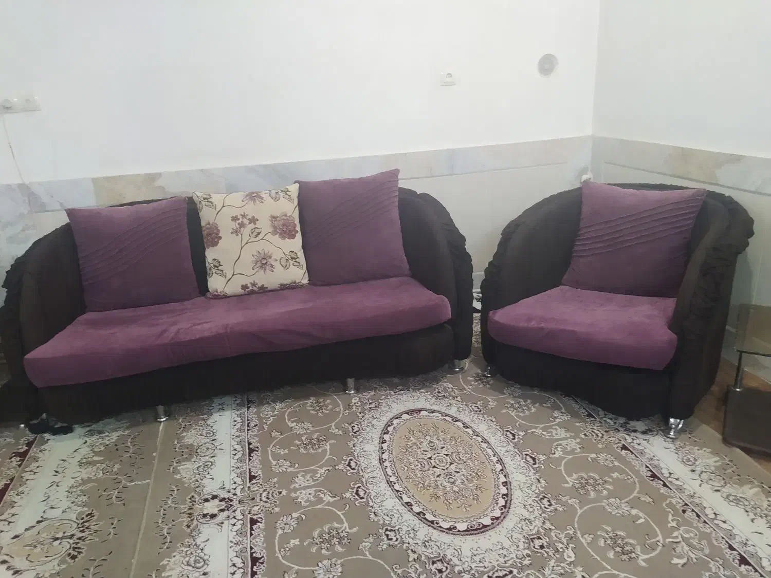 مبلمان هشت نفره بدون میز|مبلمان خانگی و میز عسلی|تربت‌حیدریه, ترمینال|دیوار