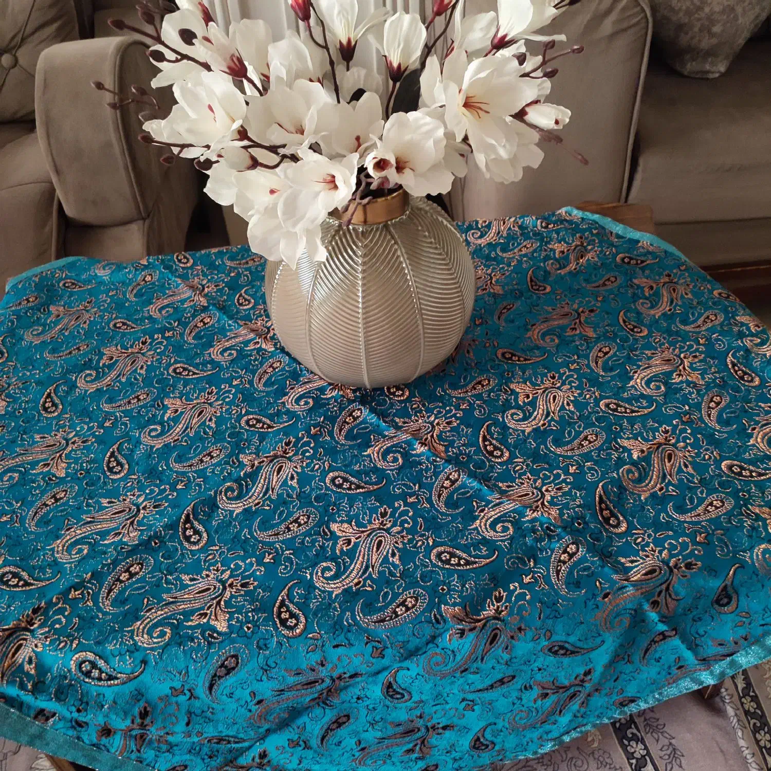 رومیزی تمیز و زیبا|پرده، رانر، رومیزی|تهران, خلیج فارس|دیوار