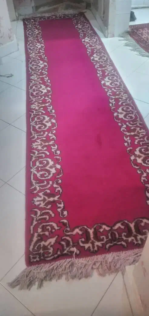 فرش کناره دستبافت ۸۰ در۳متر درحدنو|فرش|تهران, شاهین|دیوار
