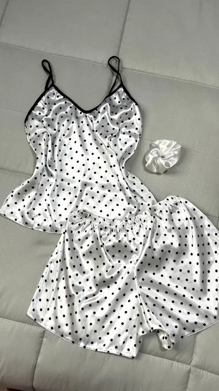 ست تاپ شلوارک ساتن ست لباس خواب زنانه|لباس|نسیم‌شهر, |دیوار