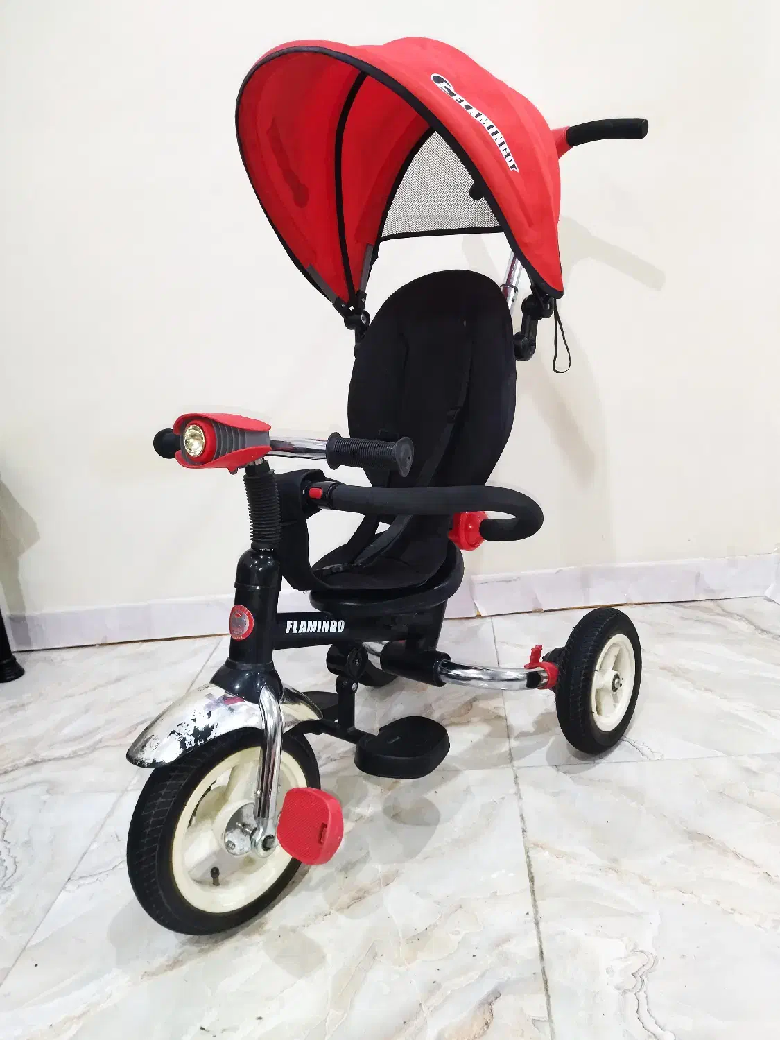 سه چرخه تاشو دوچرخه شو لاستیک بادی فلامینگو اصل|دوچرخه، اسکیت، اسکوتر|تهران, دهکده المپیک|دیوار