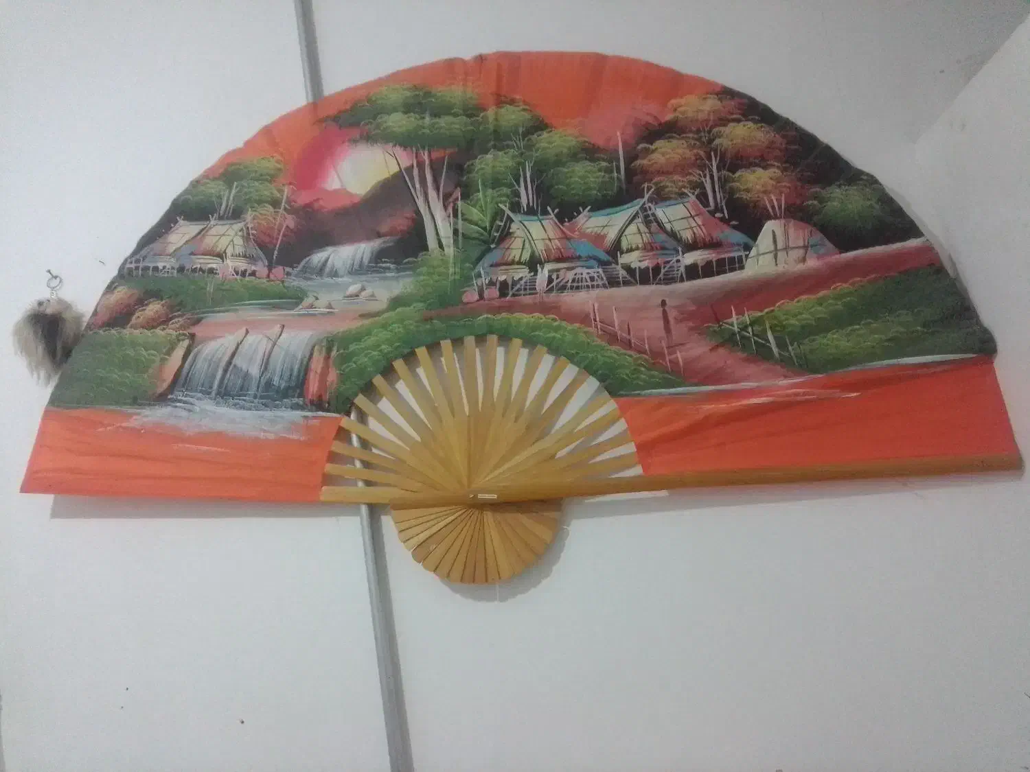 بادبزن دکوری|صنایع دستی و سایر لوازم تزئینی|سبزوار, علمدار|دیوار