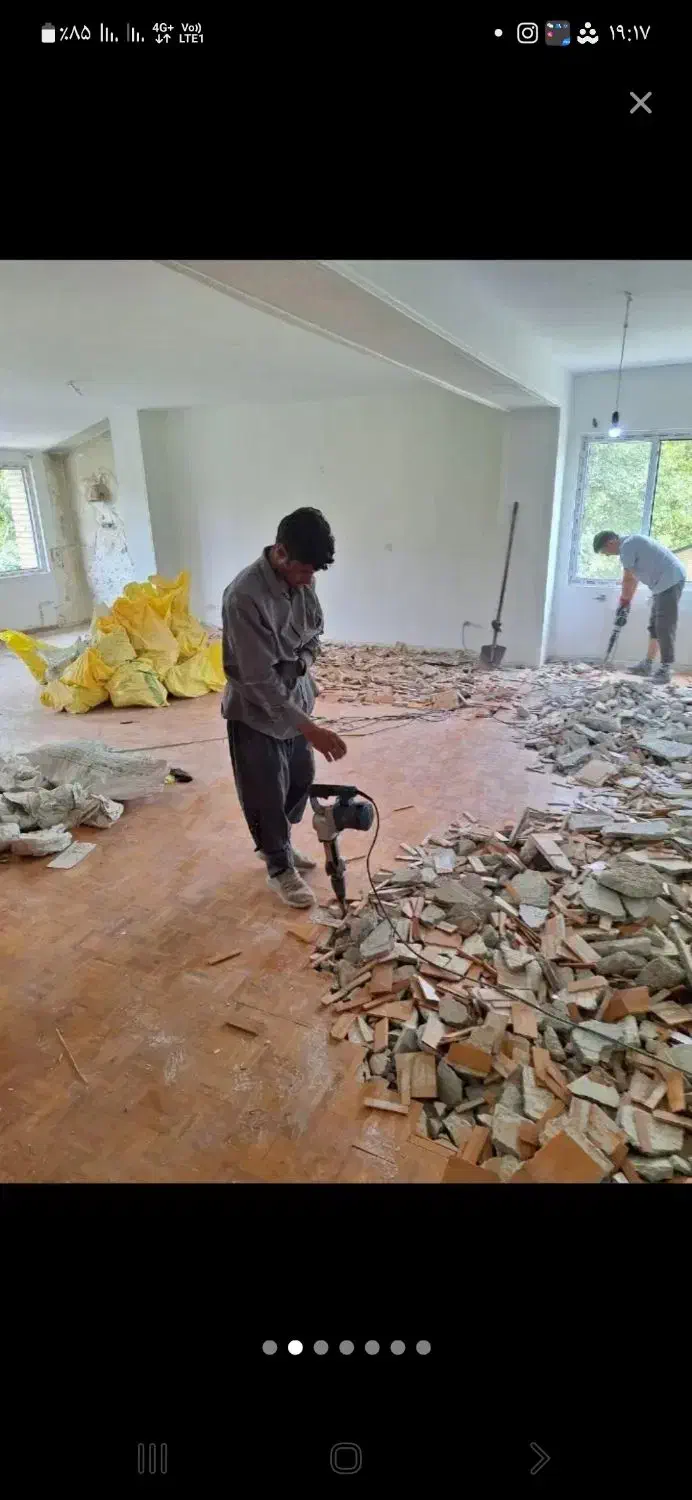 تخریب داخلی/تخریبکار ساختمان اکیپ کامل منصفانه|خدمات پیشه و مهارت|اراک, |دیوار