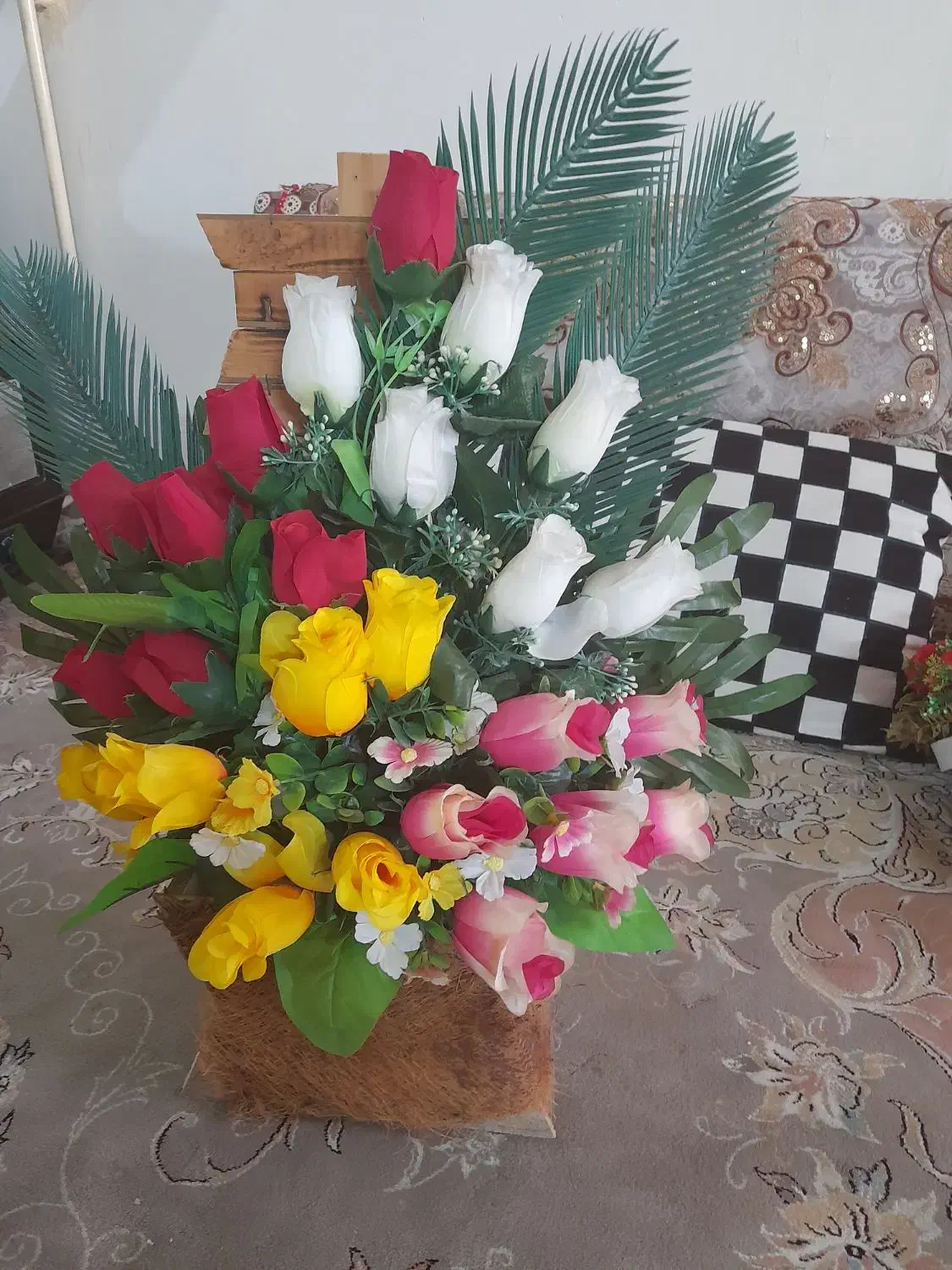 گل مصنوعی|گل مصنوعی|بروجرد, |دیوار