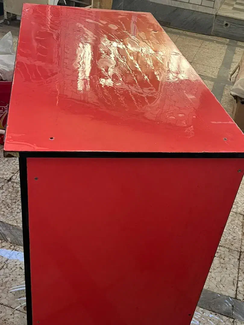 میز بزرگ و آهنی و چوب|میز تحریر و کامپیوتر|اندیمشک, |دیوار