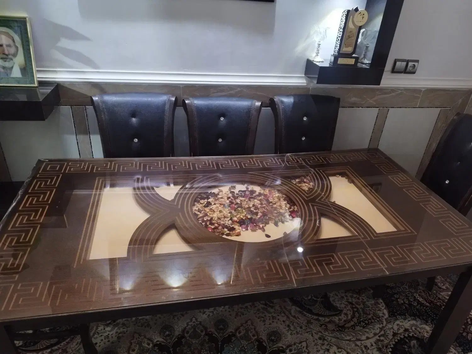 میز ناهارخوری ۶ نفره|میز و صندلی غذاخوری|زابل, |دیوار