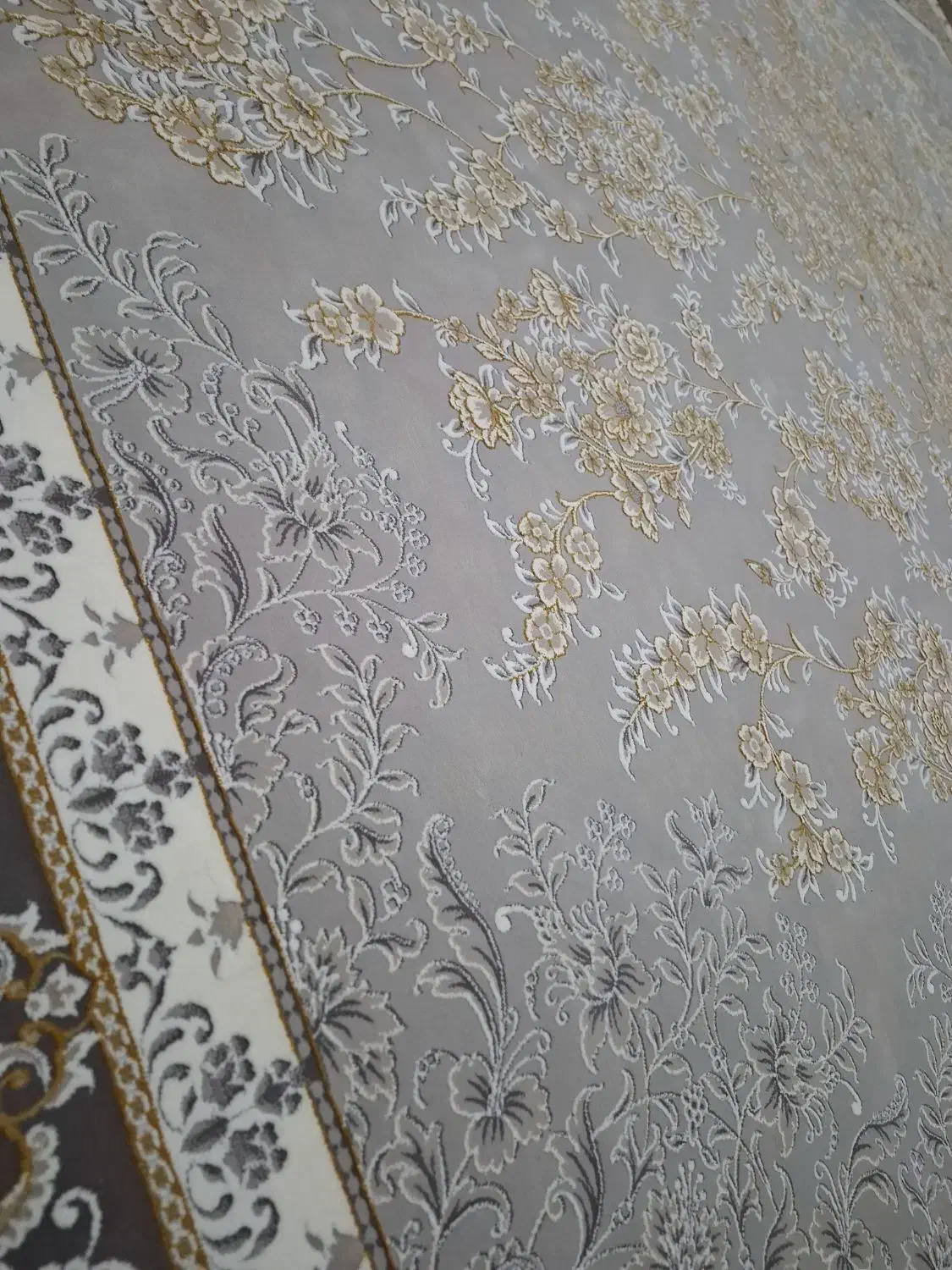 ۲ عدد فرش ۱۲۰۰ شانه ۹ متری آکبند خالص پنبه|فرش|مهاباد (آذربایجان غربی), |دیوار