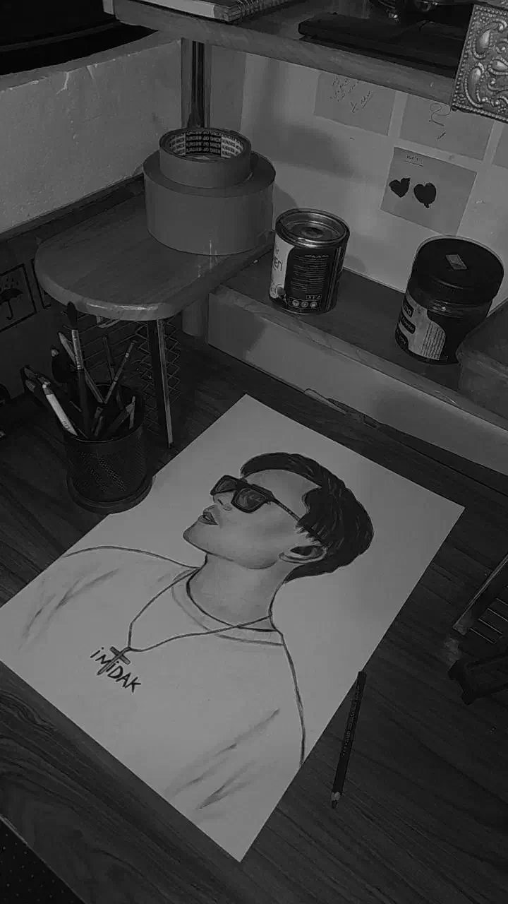 طراحی چهره (کادو)|تابلو، نقاشی، عکس|زابل, |دیوار