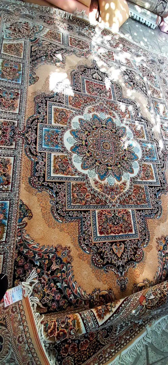 ۲تخته12متری سوفیا دست بافت گونه درحدآک تمام نخ۷۰۰|فرش|سنقر, |دیوار