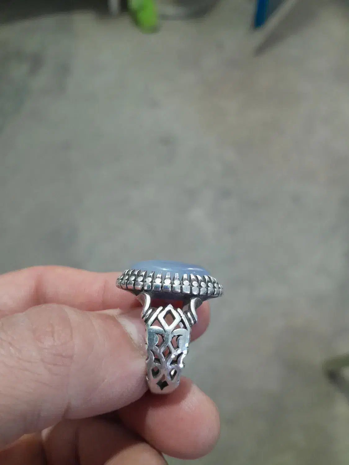 انگشتر نقره یمن کبود|جواهرات|سلفچگان, |دیوار