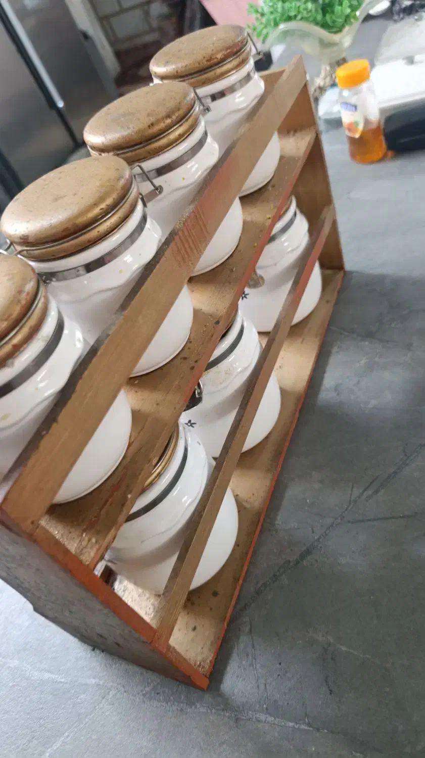 جا ادویه سالم سالم سرامیکی|ظروف نگهدارنده، پلاستیکی، یک‌بارمصرف|زاهدان, |دیوار