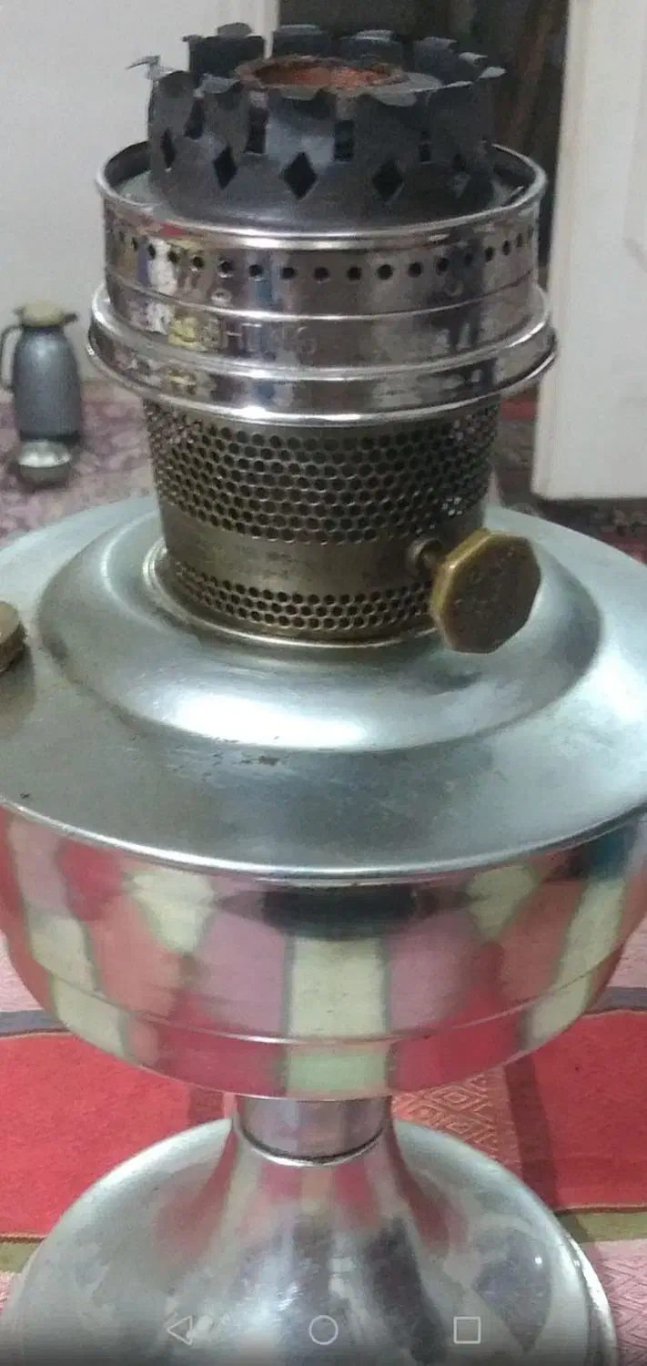 لمپا اصلی دوشیشه خورروس|کلکسیون اشیاء عتیقه|گرگان, |دیوار