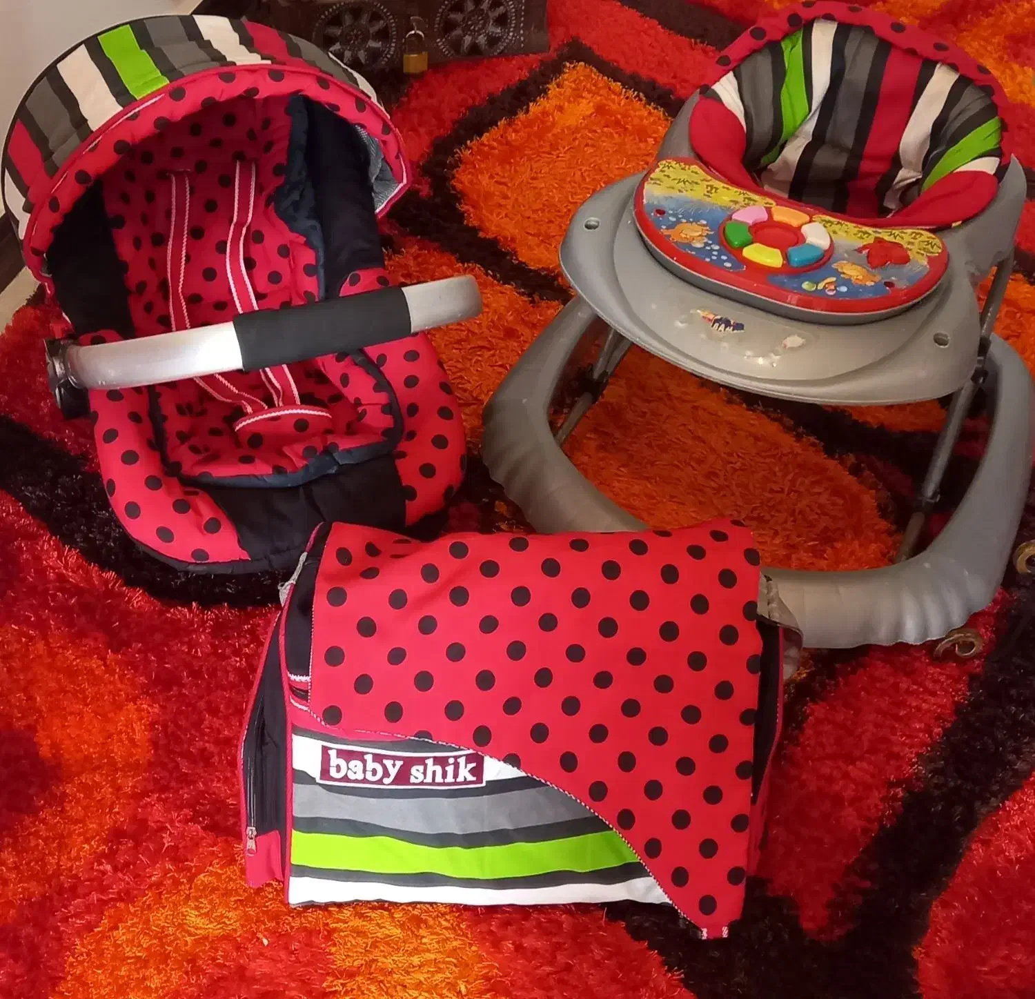 کریر، روروئک وساک کودک، برند baby shik|کالسکه و لوازم جانبی|سیاهکل, |دیوار