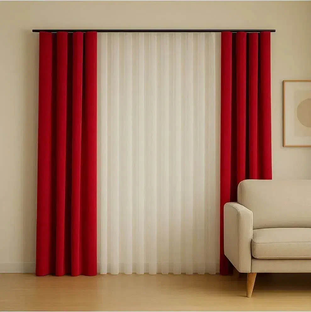 فروش ویژه غیر حضوری پرده مینیمال حریر و مخمل 30رنگ|پرده، رانر، رومیزی|شیراز, گود عربان|دیوار