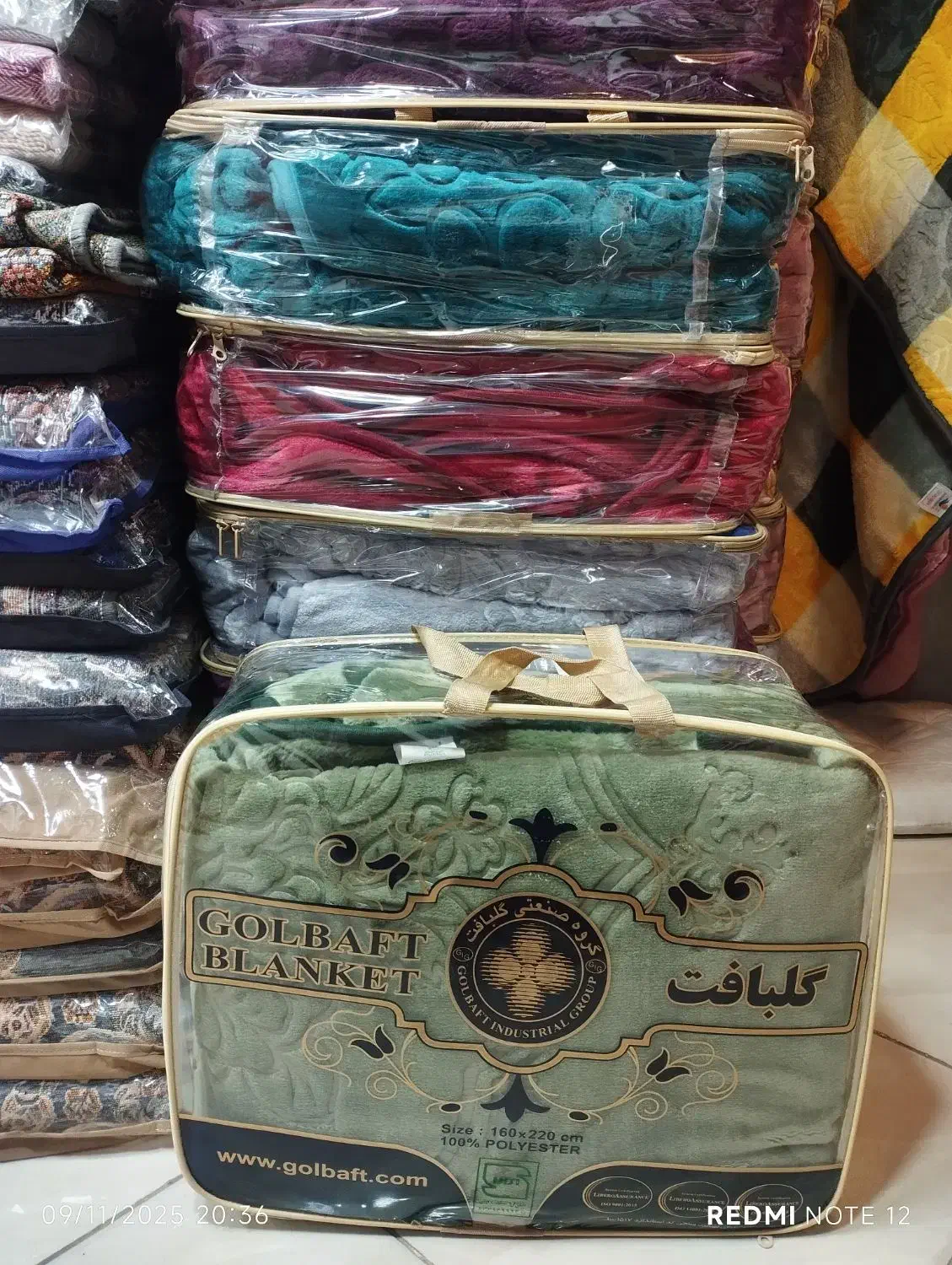 پتوی گلبافت دونفره و یکنفره درجه یک|رختخواب، بالش، پتو|بیرجند, |دیوار