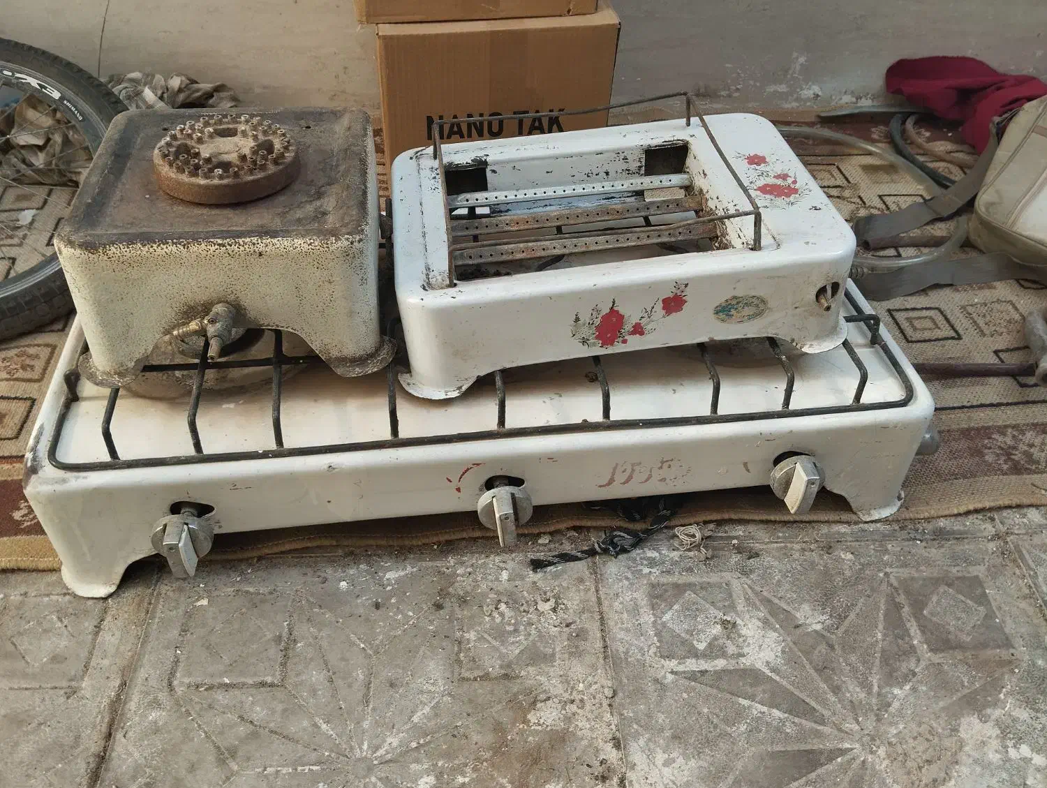 کباب پز و اجاغ گاز تک شعله و سه شعله|اجاق گاز و لوازم برقی پختوپز|قم, در بهشت|دیوار