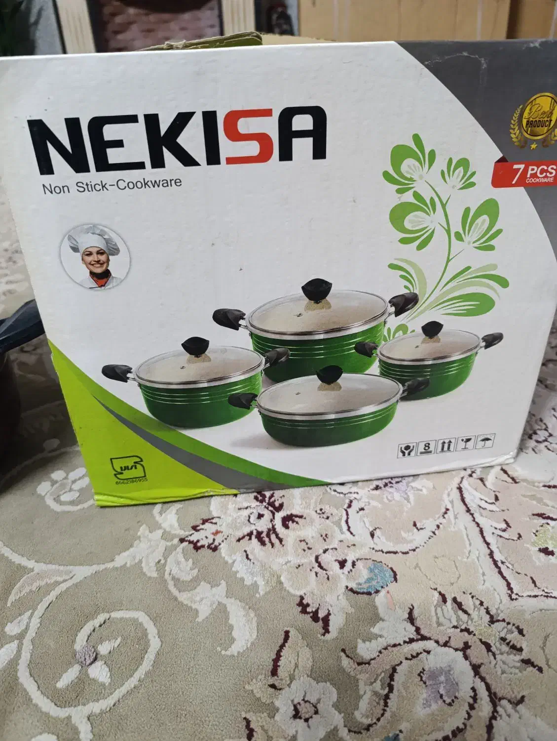 قابلمه تفلون نو|ظروف پخت‌وپز|مشهد, شهید احمدی روشن|دیوار