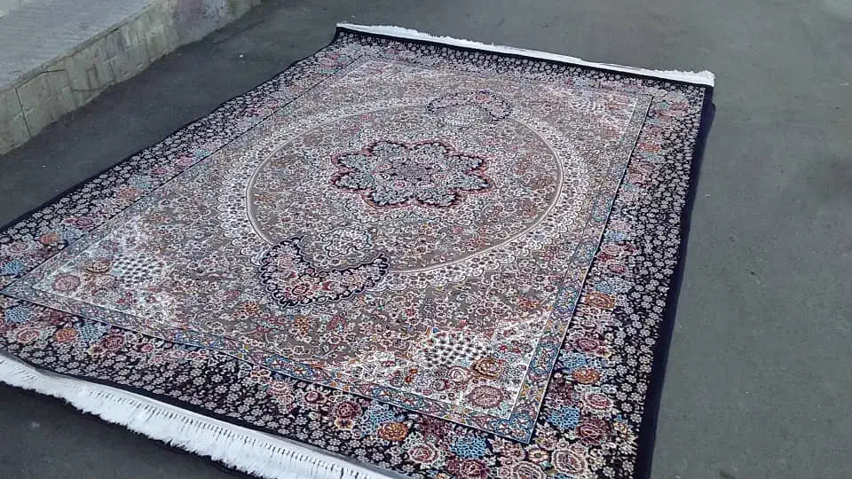 فرش ماشینی ۶ متری ۶ عدد در حد نو|فرش|کنگاور, |دیوار