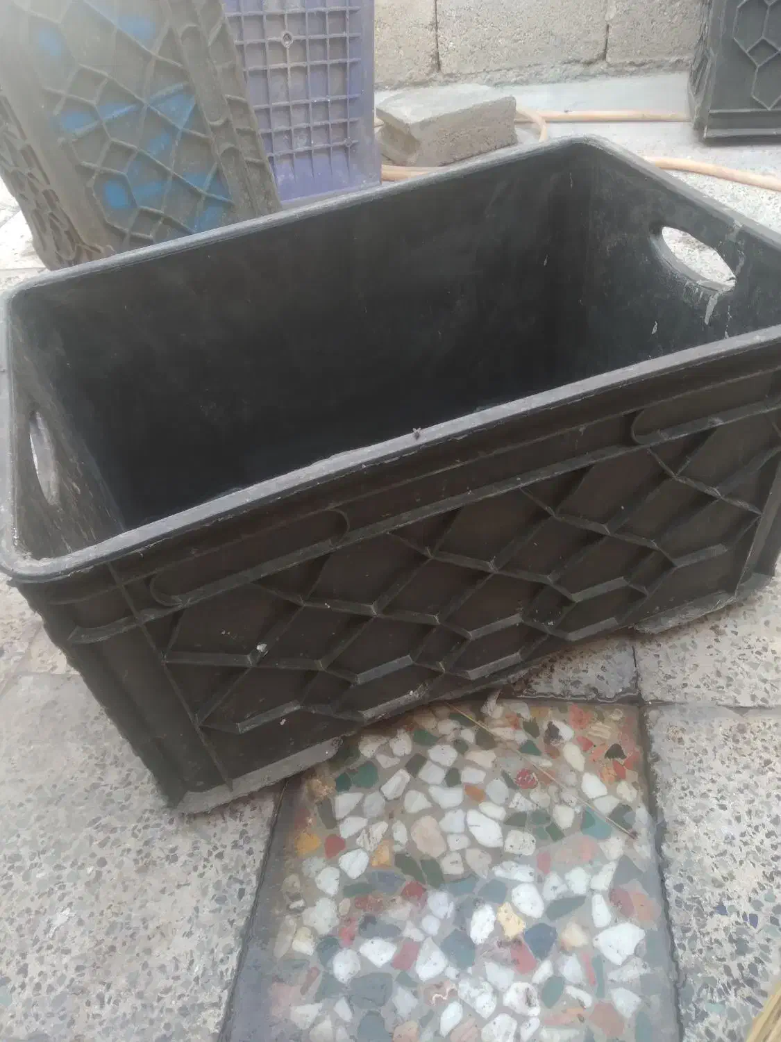 سبد بزرگ|ظروف نگهدارنده، پلاستیکی، یک‌بارمصرف|ایذه, |دیوار