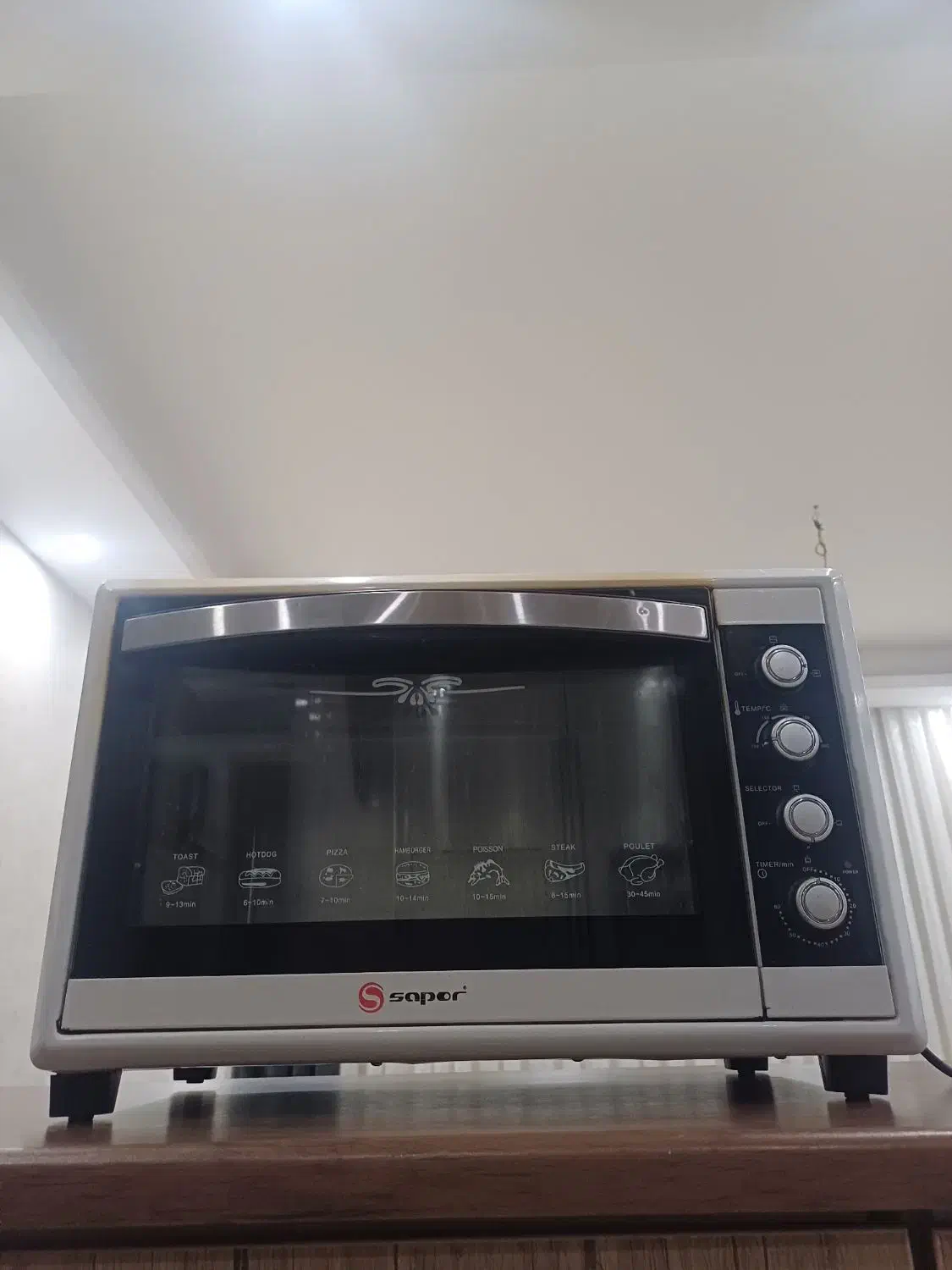 آون توستر ساپور مدل۴۲۰۲|اجاق گاز و لوازم برقی پختوپز|کرمانشاه, |دیوار