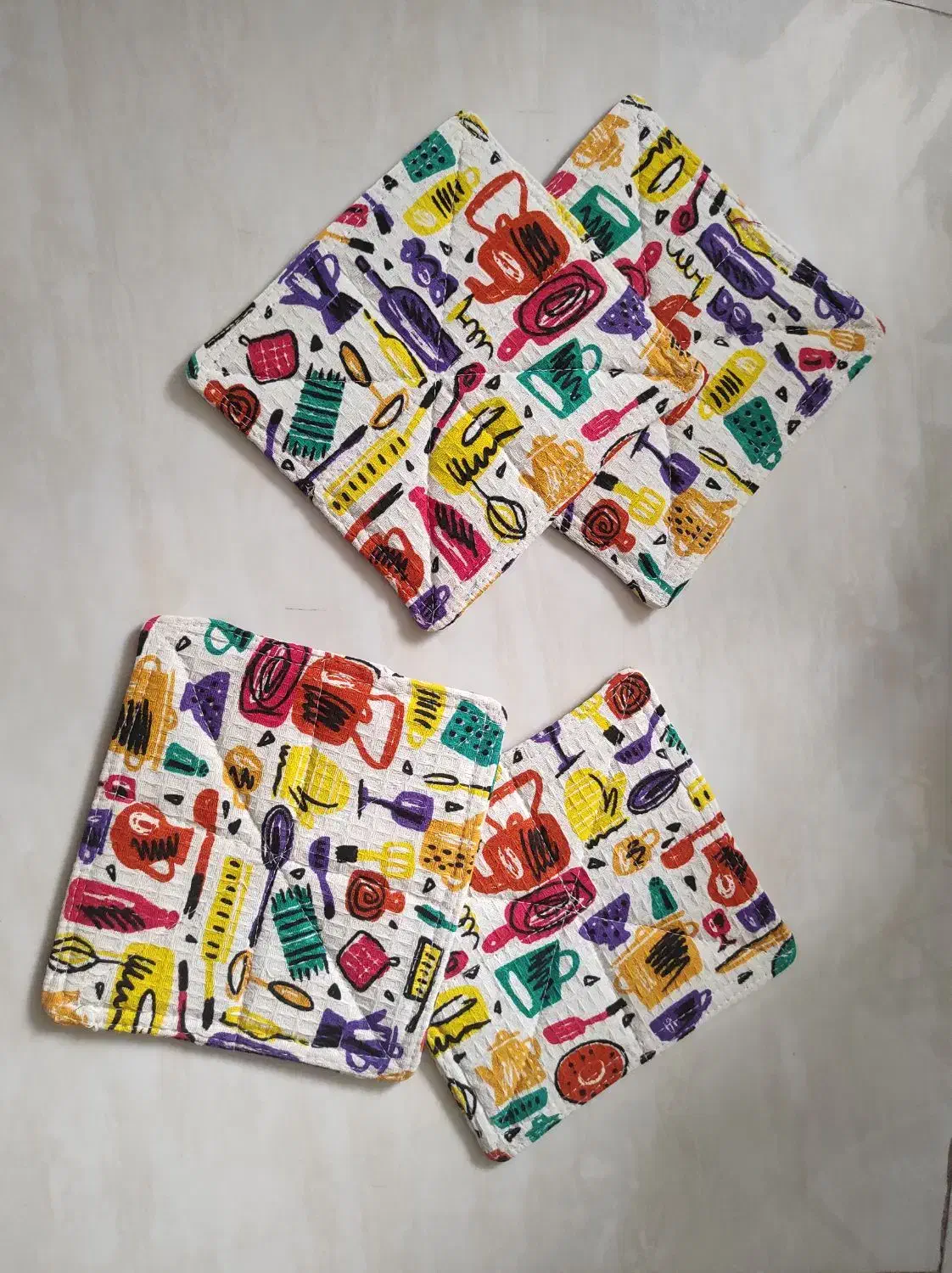 دستگیره نسوز پارچه ای|سفره، حوله، دستمال آشپزخانه|بروجرد, |دیوار