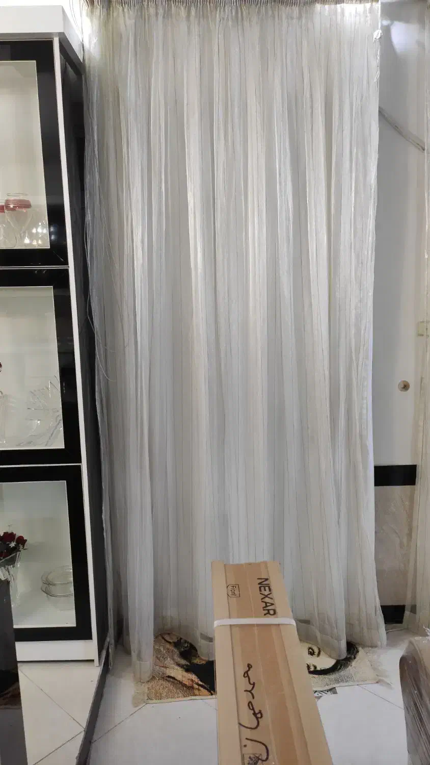 پرده حریر و آستر|پرده، رانر، رومیزی|مشهد, چهارچشمه|دیوار