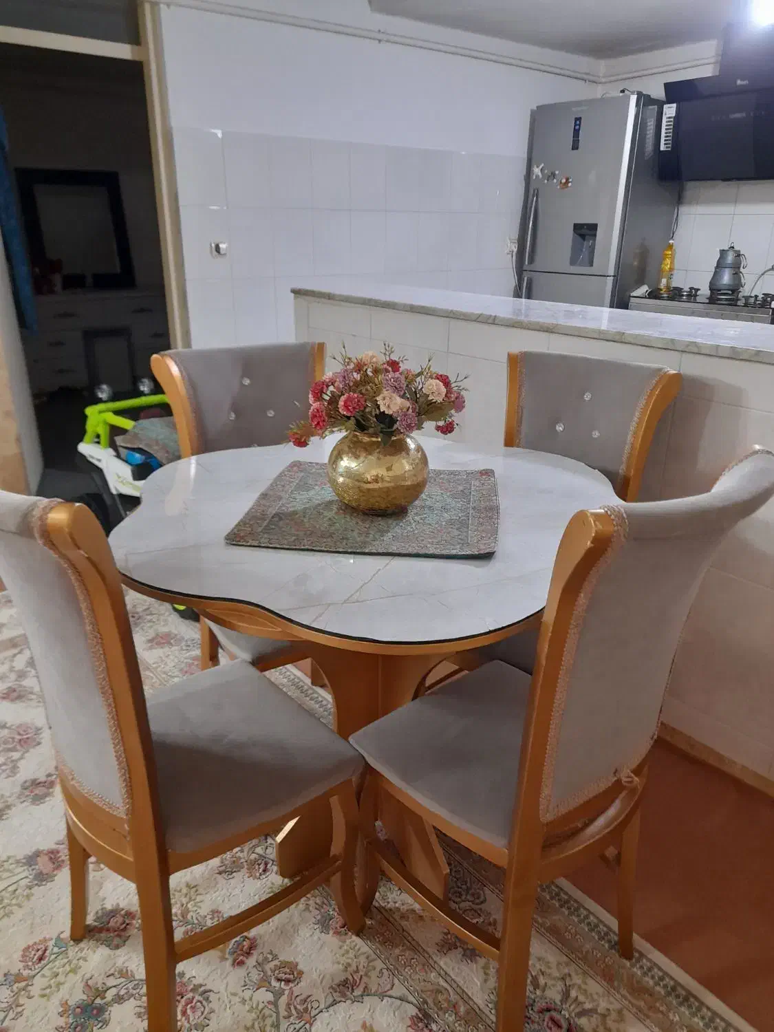 میز غذا خوری و بوفه ست|میز و صندلی غذاخوری|زنجان, |دیوار