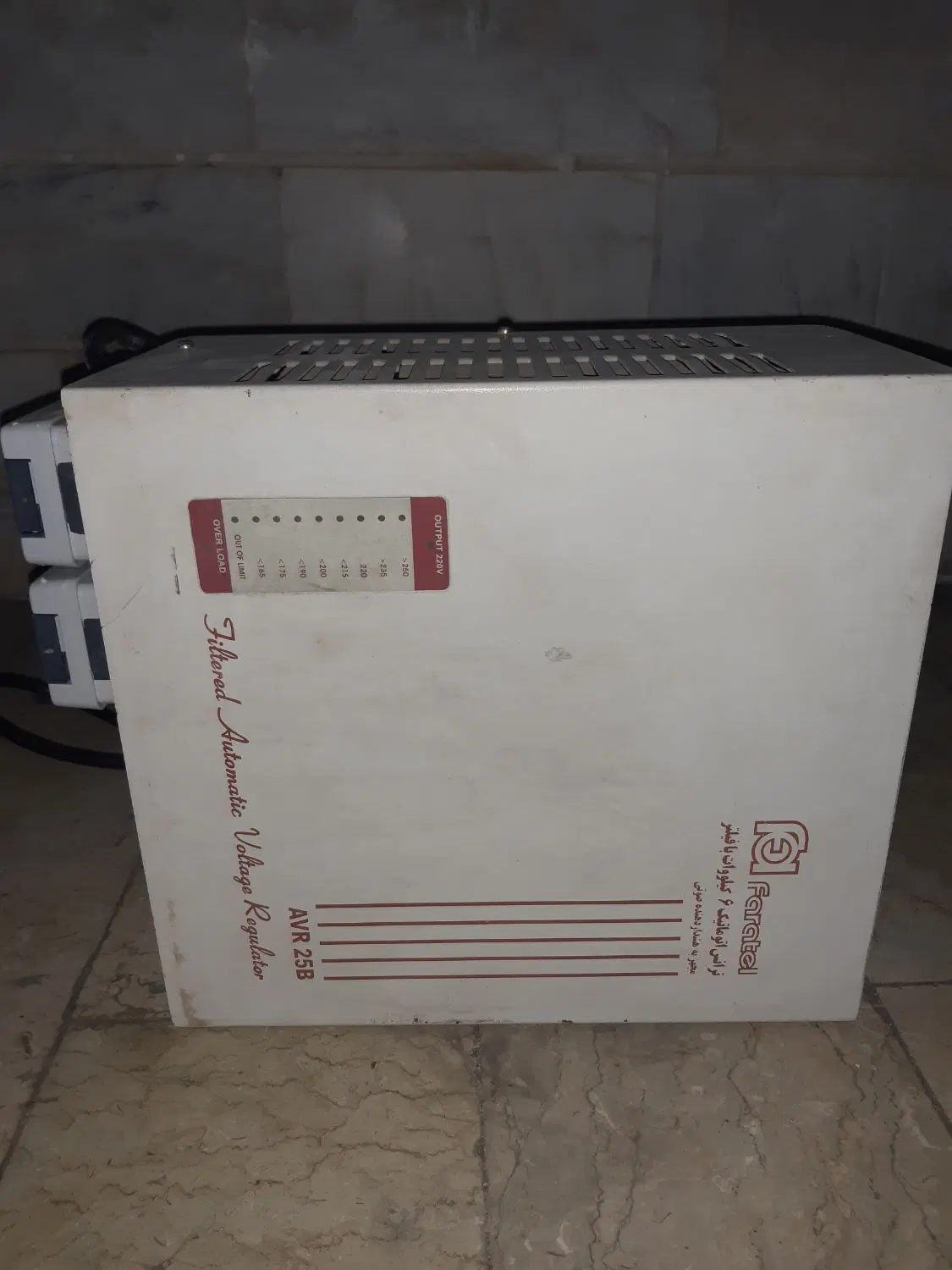 ترانس خانگی فاراتل ۶ کیلووات - AVR25B|مصالح و تجهیزات ساختمان|تهران, شهید اسدی|دیوار