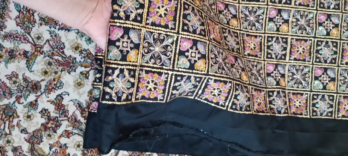 پارچه لینن سوزن دوزی|لباس|ارومیه, |دیوار