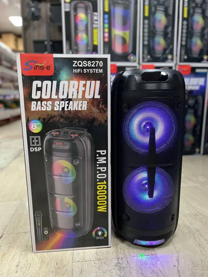 اسپیکر شارژی بلوتوثی قابل حمل ZQS KTS SING E|سیستم صوتی خانگی|اسلامشهر, شهرک مفیدی|دیوار