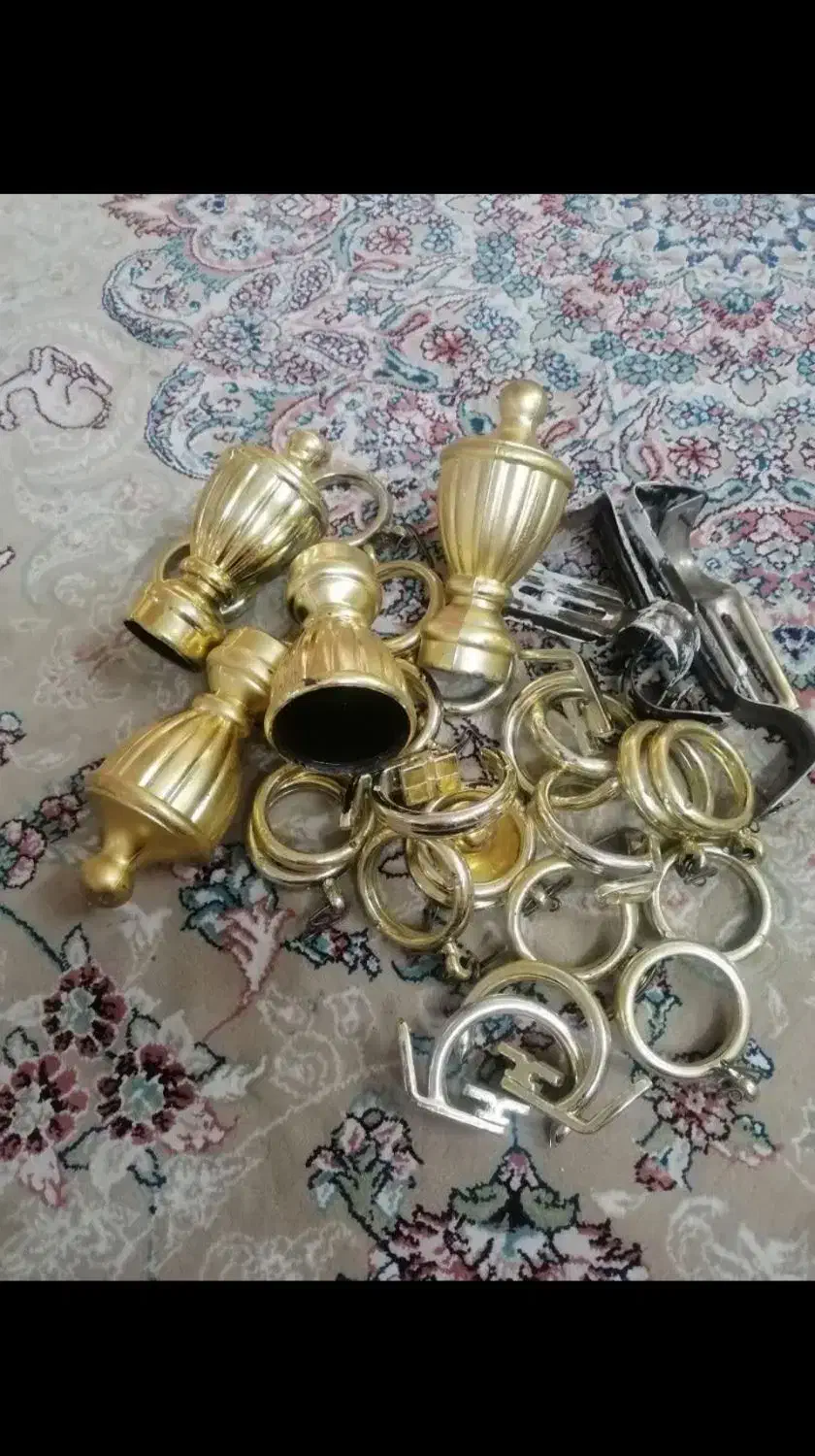 چوب پرده طلایی|پرده، رانر، رومیزی|سبزوار, باهنر|دیوار