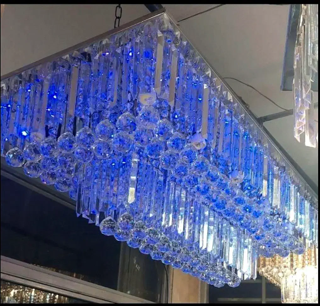 لوستر کریستالی مدل پانیز شماره ۳۷۲|لوستر و چراغ آویز|قم, نیروگاه|دیوار