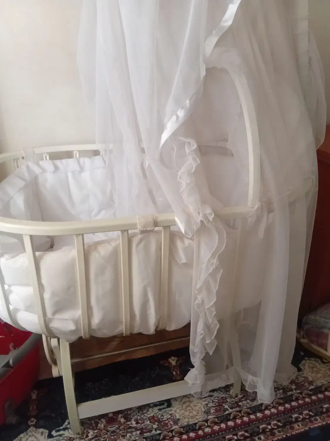 گهواره ثابت و متحرک کودک مناسب نوازد تا ۱ونیم سال|اسباب و اثاث بچه|بندر انزلی, کلیور|دیوار