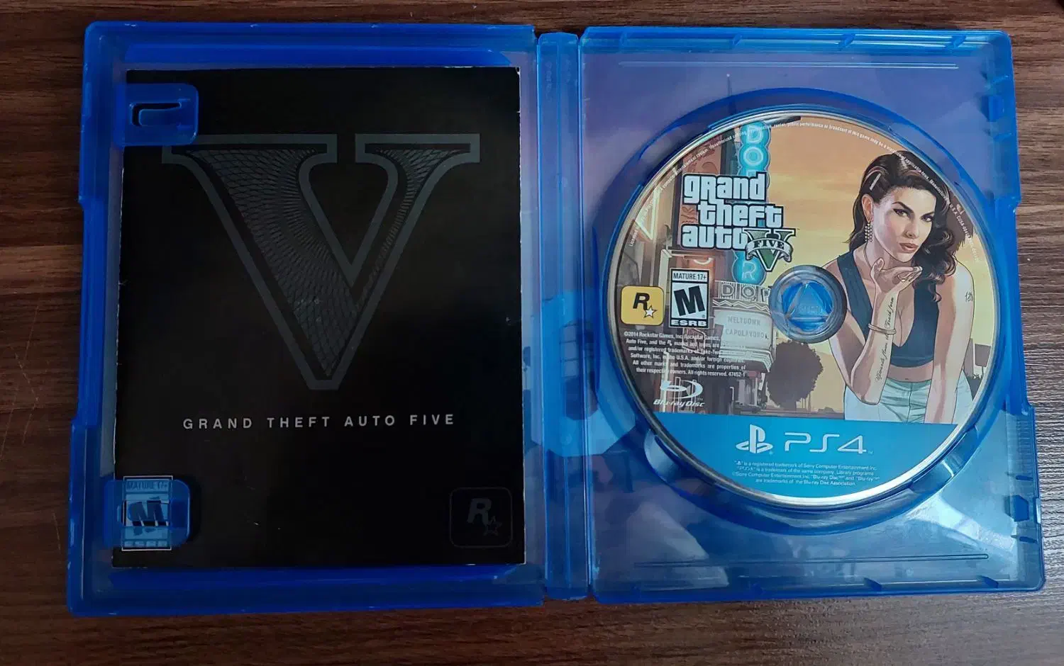 دیسک GTA V برای PS4|کنسول، بازی ویدئویی و آنلاین|گنبد کاووس, |دیوار