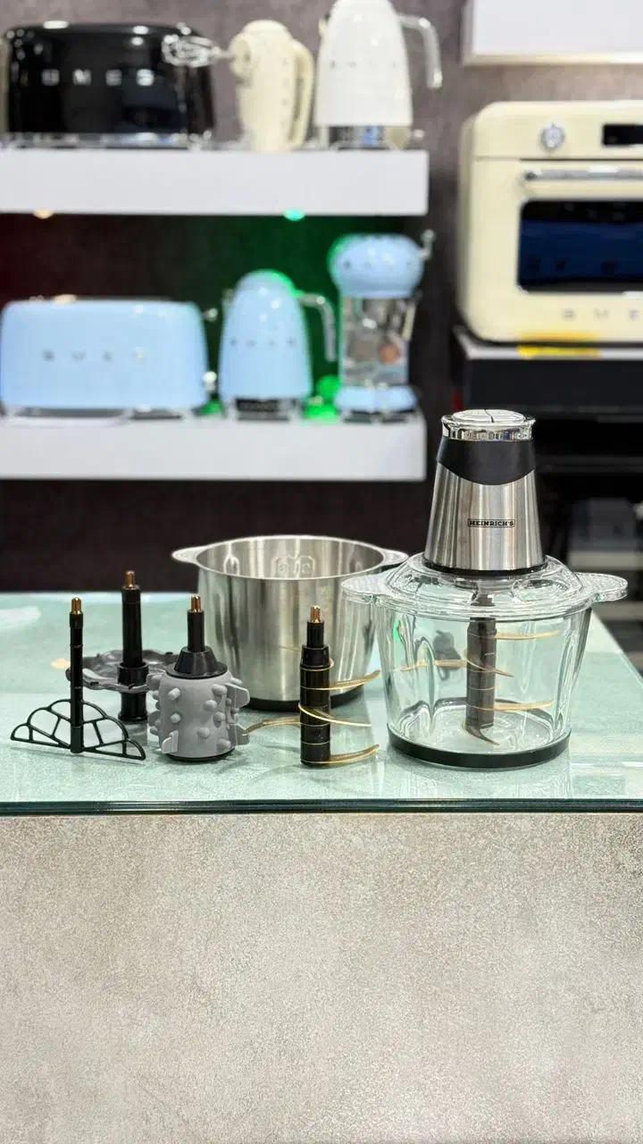 خرد کن هنریچ .دوکاسه شش تیغه .صد در صد تضمینی|خردکن، آسیاب، غذاساز|بانه, |دیوار