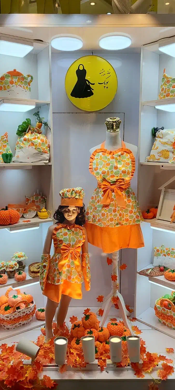 ست پیشبند مادر و دختری آتشاب|سفره، حوله، دستمال آشپزخانه|تهران, بازار|دیوار