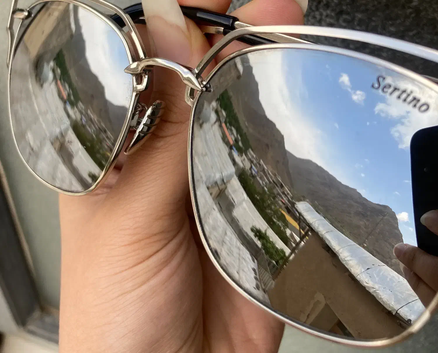 عینک آفتابی آینه ای . عینک دودی|زیورآلات و اکسسوری|کاشان, پشت شهربانی|دیوار