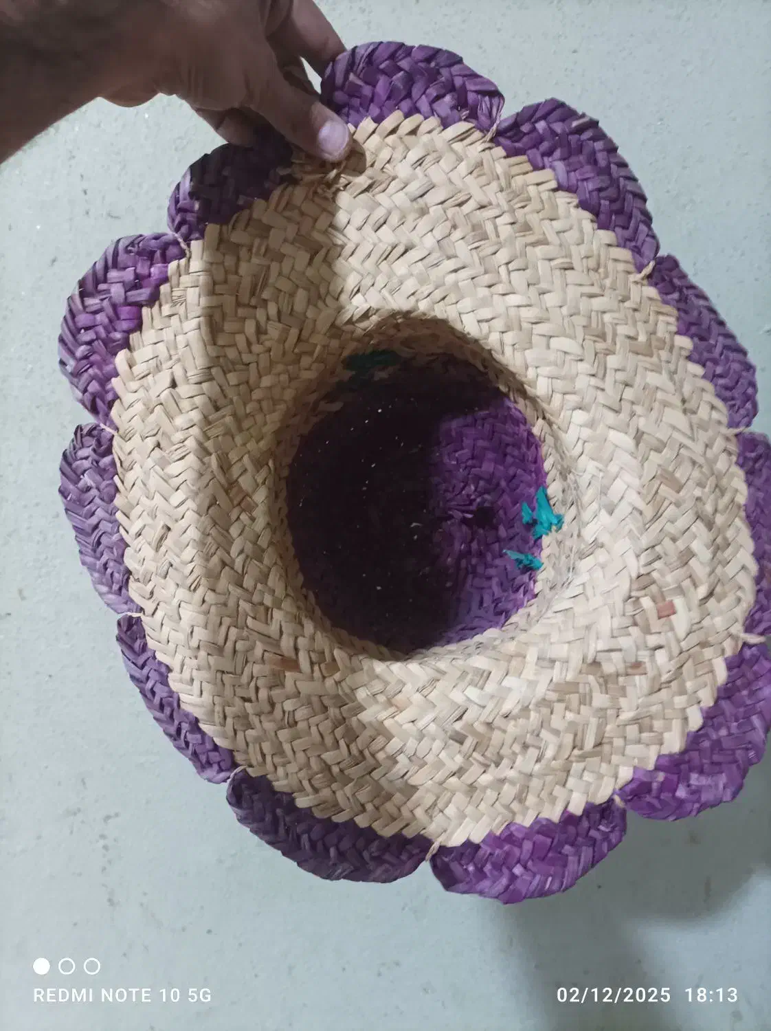 کلاه حصیری دست باف تزیینی|صنایع دستی و سایر لوازم تزئینی|اهواز, کوی مهدیس|دیوار