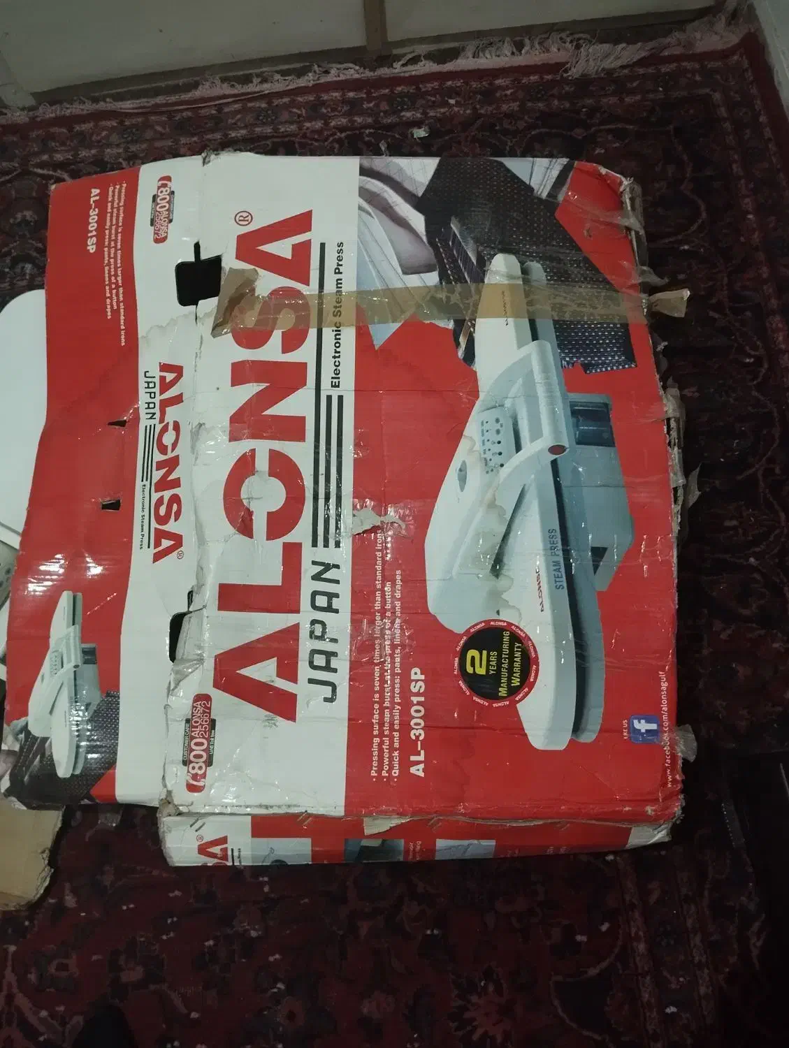 اتو پرس اصل ژاپن alonsa|اتو و لوازم اتو|فسا, |دیوار