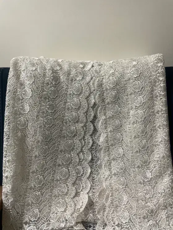 پارچه گیپور شیری|لباس|قم, شاه احمد قاسم|دیوار